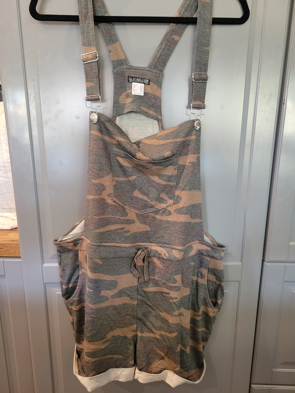 Camo Short Overalls